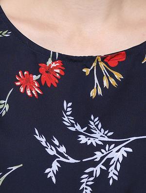 tie front bell sleeved top - 16658523 - Standard Image - 4