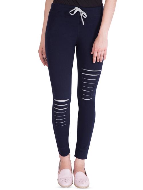 drawstring waist solid track pant - 16658546 - Standard Image - 1