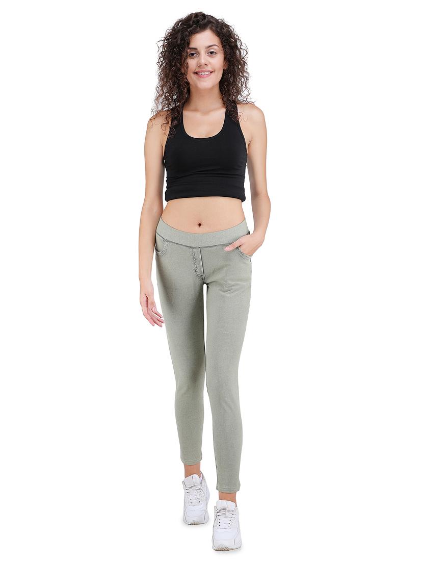 high rise denim jeggings - 16658836 - Zoom Image - 4