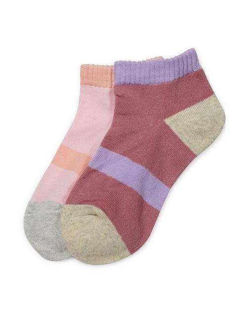 j style women's cotton and nylon pack of 2 socks - 16659711 - Standard Image - 1