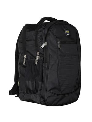 black polyester backpack - 16660142 - Standard Image - 4