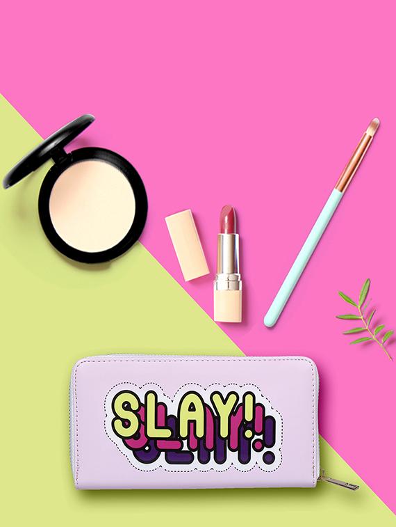 pink leatherette (pu) regular purse - 16660347 - Zoom Image - 4