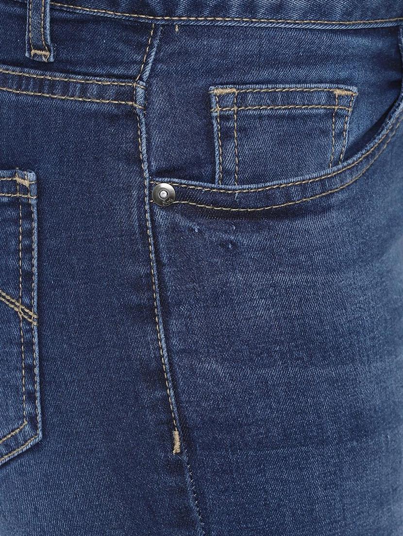 high rise stone wash jean - 16660970 - Zoom Image - 4