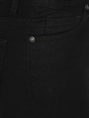 high rise knee slit jeans - 16660971 - Standard Image - 4