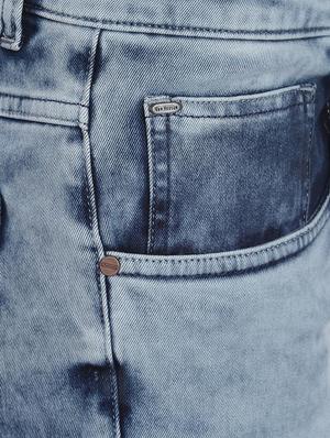 blue stone washed denim jeans - 16660977 - Standard Image - 4