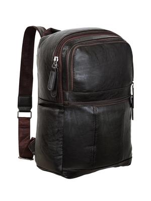 brown leatherette backpack - 16661751 - Standard Image - 4