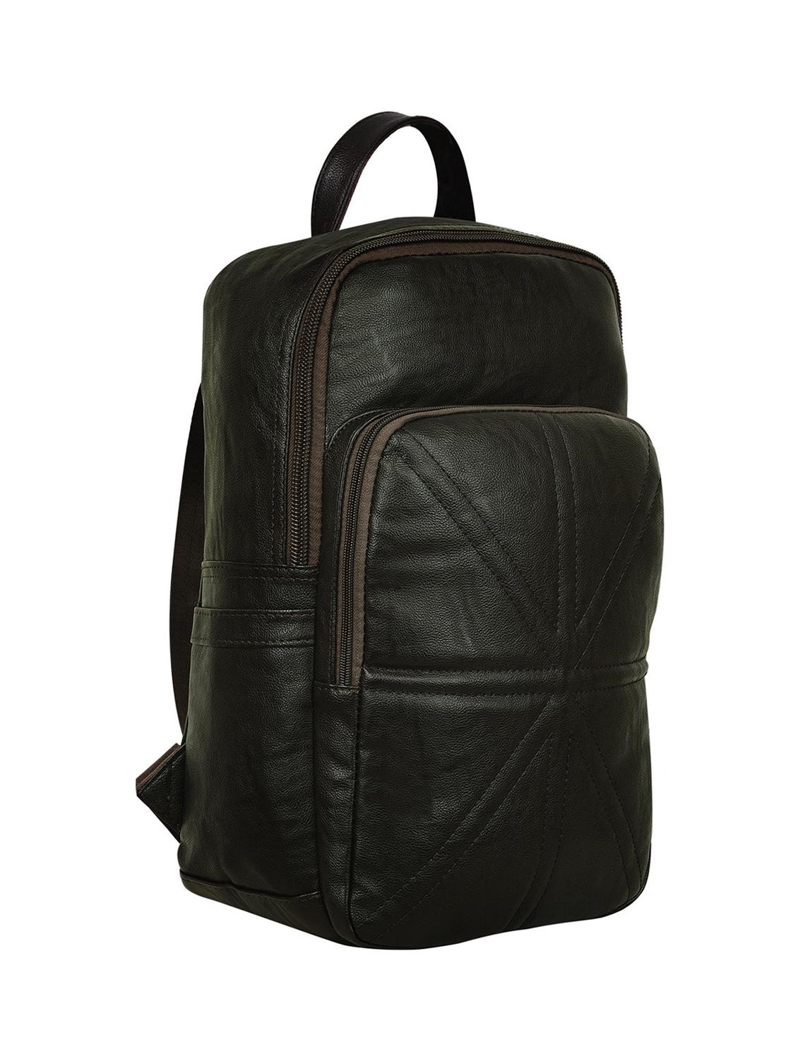 brown leatherette backpack - 16661754 - Zoom Image - 4