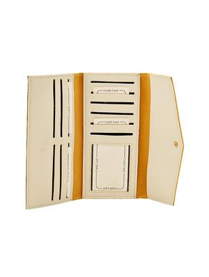 beige leatherette (pu) wallet - 16661874 - Standard Image - 4