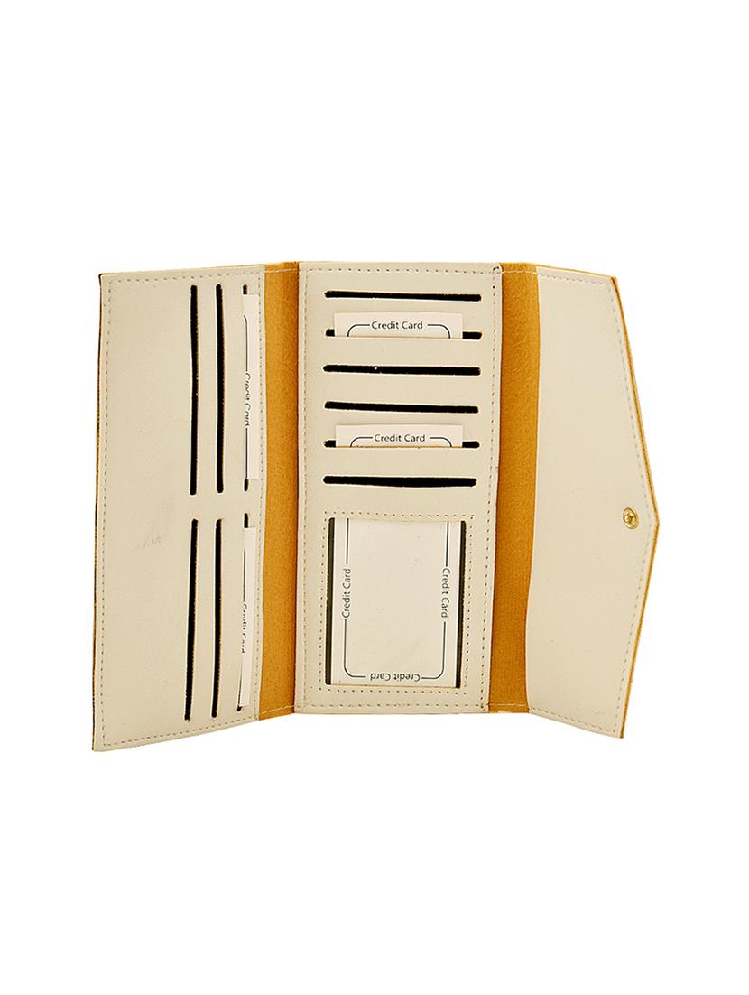 beige leatherette (pu) wallet - 16661874 - Zoom Image - 4