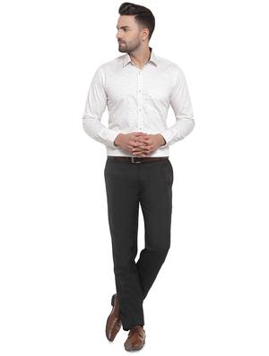 white floral print formal shirt - 16661928 - Standard Image - 4