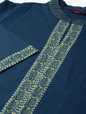solid kurta palazzo set - 16662034 - Standard Image - 4