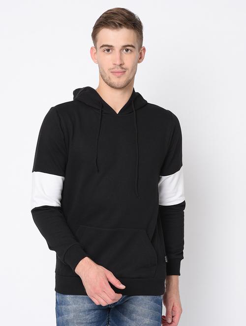 black color block sweatshirt - 16662731 - Standard Image - 1
