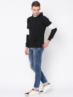 black color block sweatshirt - 16662731 - Standard Image - 4