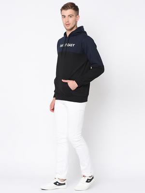black color block sweatshirt - 16662752 - Standard Image - 4