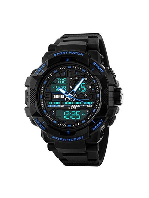 skmei 1164 blue wrist watch for men - 16663579 - Standard Image - 1