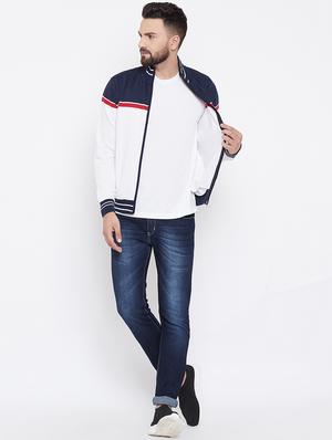 white color block sweatshirt - 16663718 - Standard Image - 4