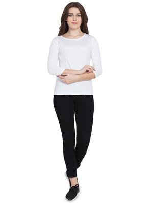 round neck solid tee - 16663947 - Standard Image - 4