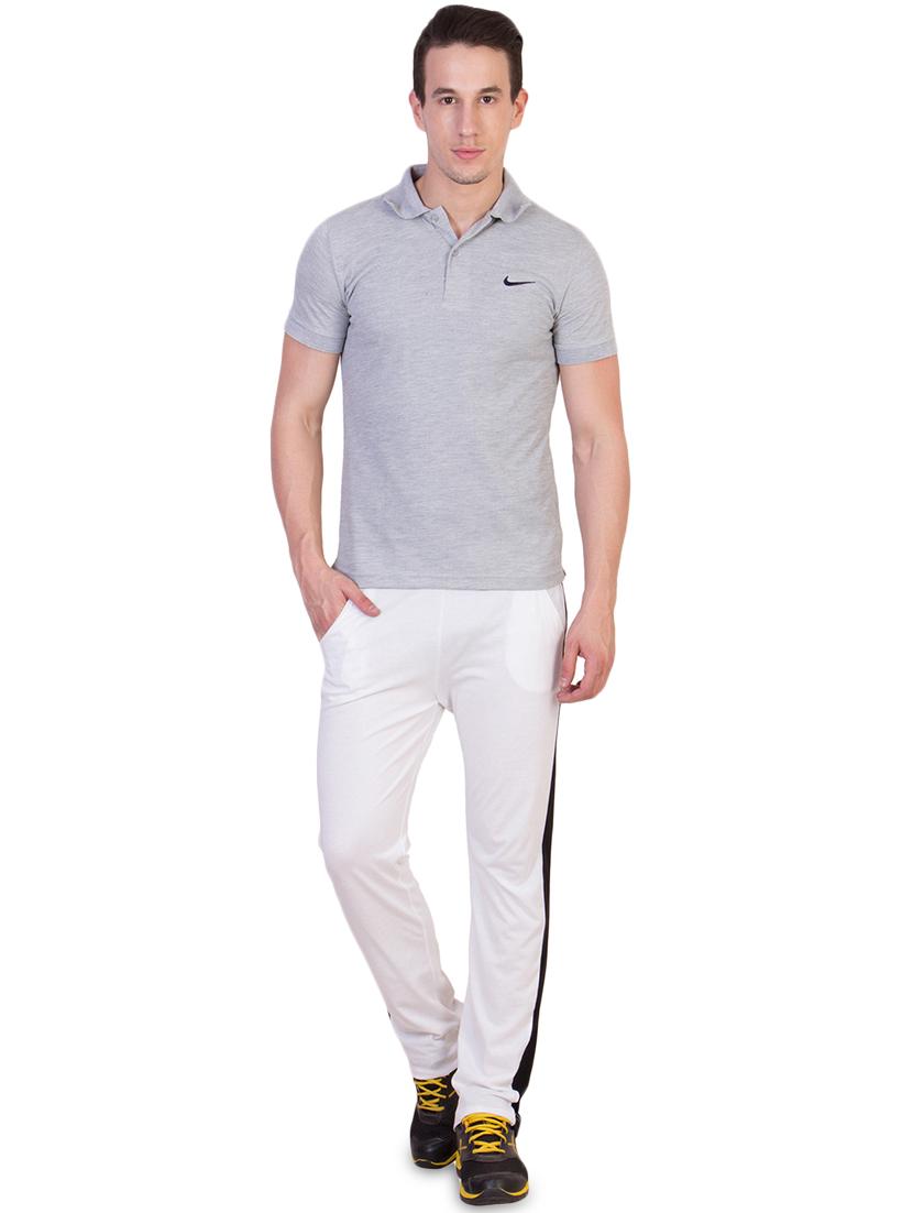 white side striped full length track pant - 16664677 - Zoom Image - 4