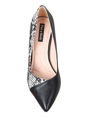black slip on pumps - 16665792 - Standard Image - 4