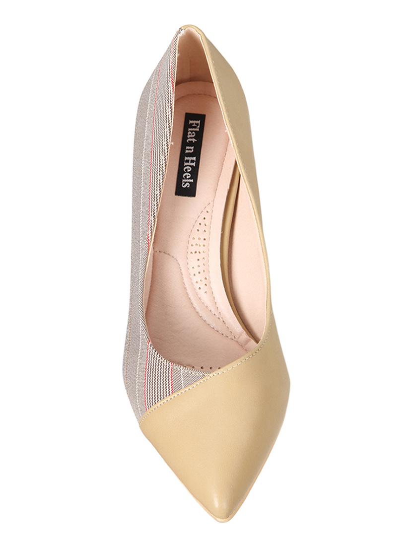 beige slip on pumps - 16665798 - Zoom Image - 4