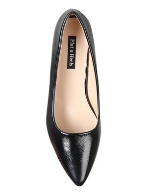 black slip on pumps - 16665810 - Standard Image - 4