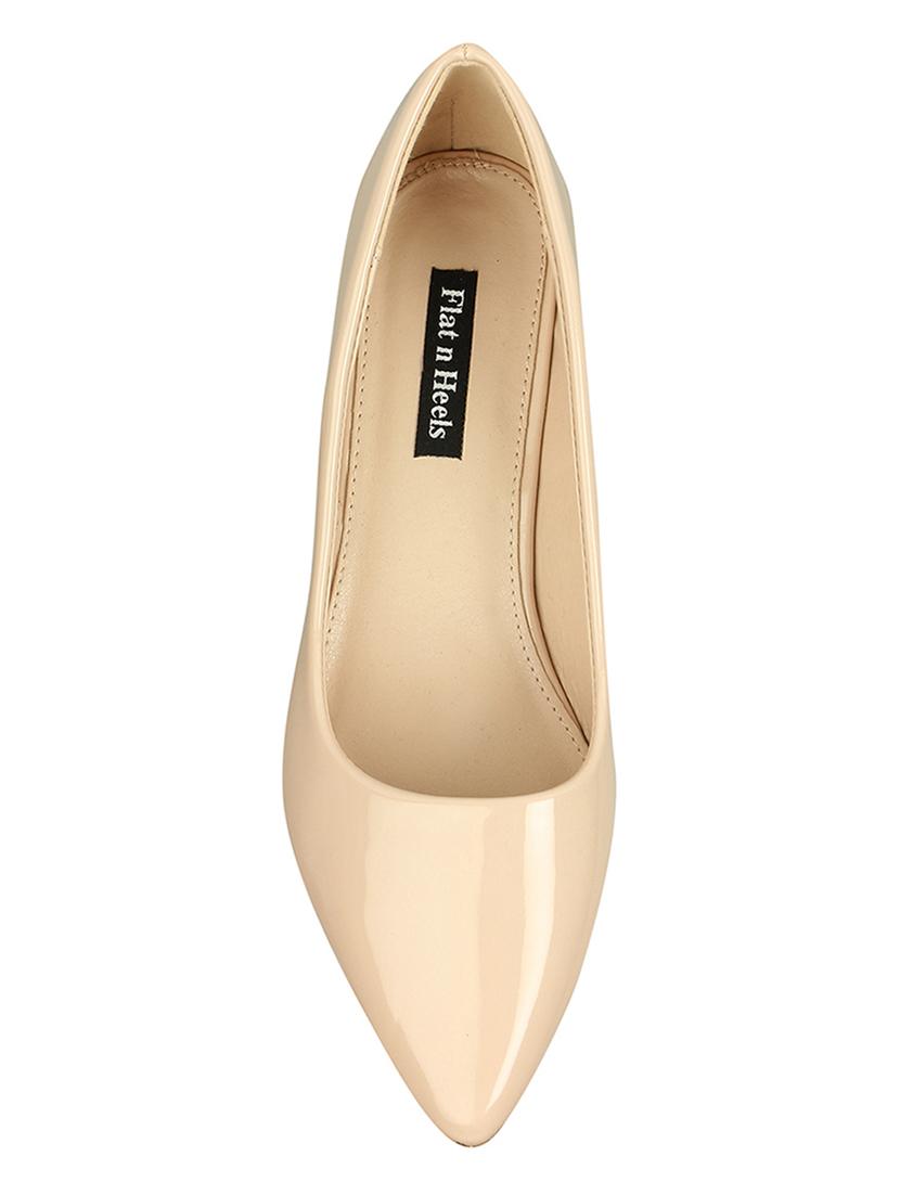 beige slip on pumps - 16665817 - Zoom Image - 4