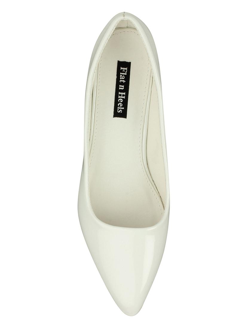 white slip on pumps - 16665819 - Zoom Image - 4