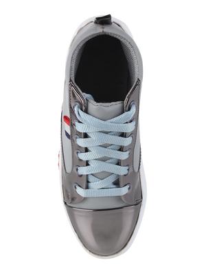 grey lace-up sneakers - 16665874 - Standard Image - 4