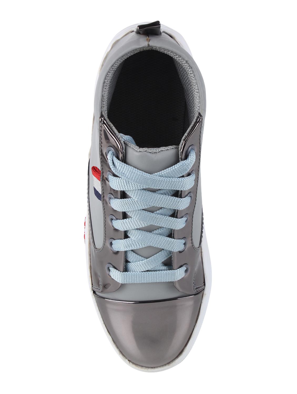 grey lace-up sneakers - 16665874 - Zoom Image - 4