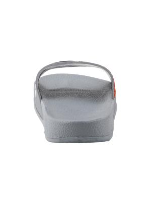 grey synthetic & mesh slip on flip flops - 16666331 - Standard Image - 4