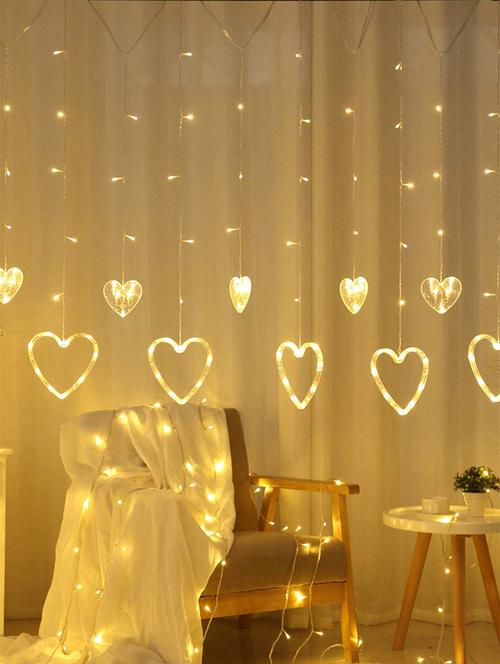 golden big hearts light - 16667708 - Standard Image - 1