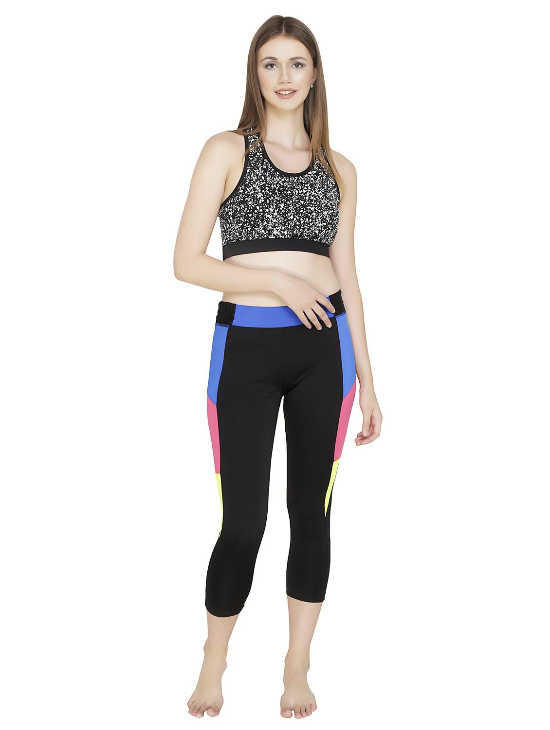 high rise color block track pant - 16667930 - Zoom Image - 4