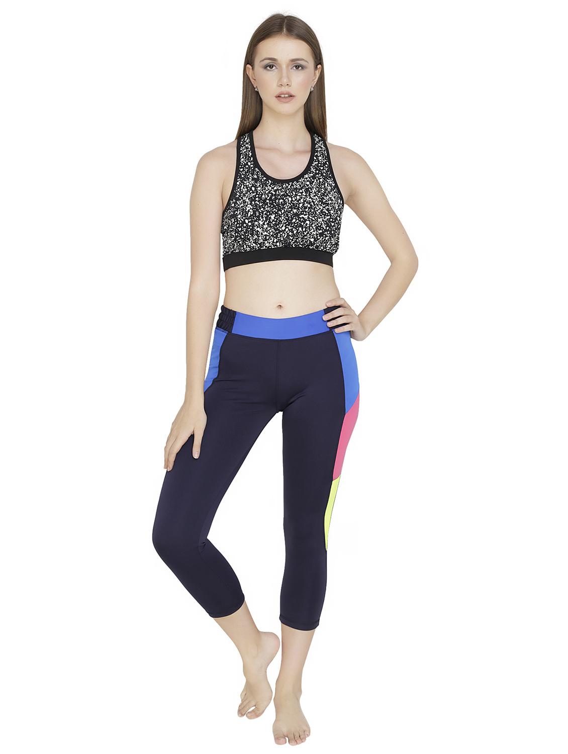 high rise color block track pant - 16667931 - Zoom Image - 4