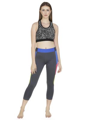 high rise color block track pant - 16667932 - Standard Image - 4