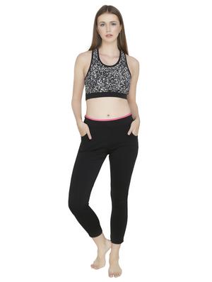 high rise solid track pant - 16667933 - Standard Image - 4