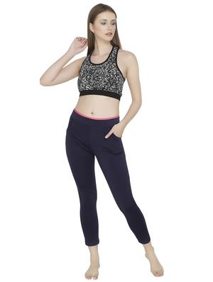 high rise solid track pant - 16667934 - Standard Image - 4