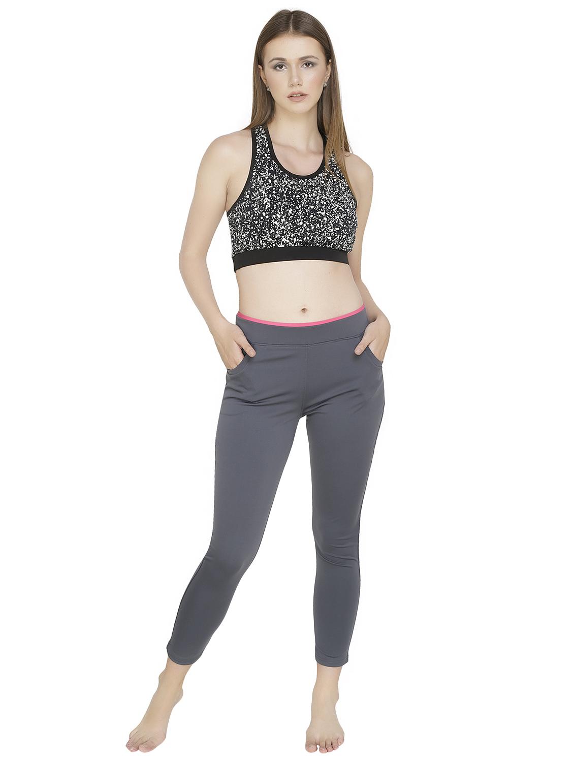 high rise solid track pant - 16667935 - Zoom Image - 4