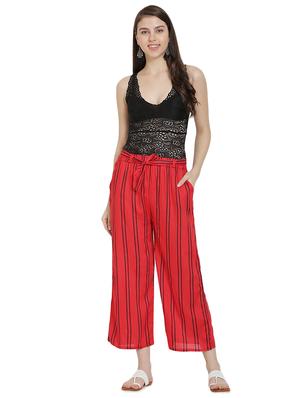 tie front striped palazzo - 16668284 - Standard Image - 4