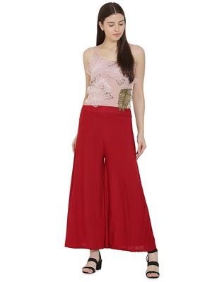 high rise solid palazzo - 16668300 - Standard Image - 4