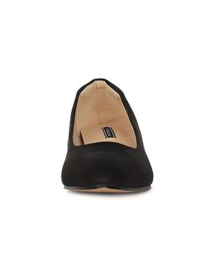 black slip on pumps - 16668877 - Standard Image - 4