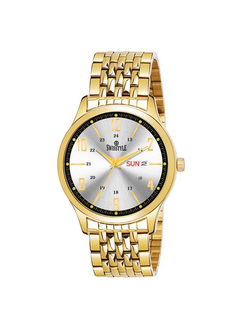 swisstyle analog watch ss-gr119-slv-gld - 16669319 - Very Small Image - 1