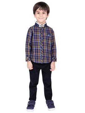 checkered cotton shirt - 16669381 - Standard Image - 4