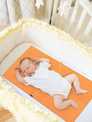 orange 1 pcs medium baby mat - 16670260 - Standard Image - 4