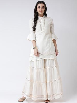 solid gota work sharara - 16670336 - Standard Image - 4