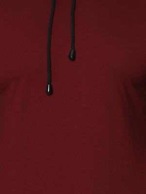 red solid taped t-shirt - 16671500 - Standard Image - 4