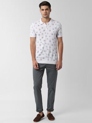 grey textured chinos - 16672014 - Standard Image - 4