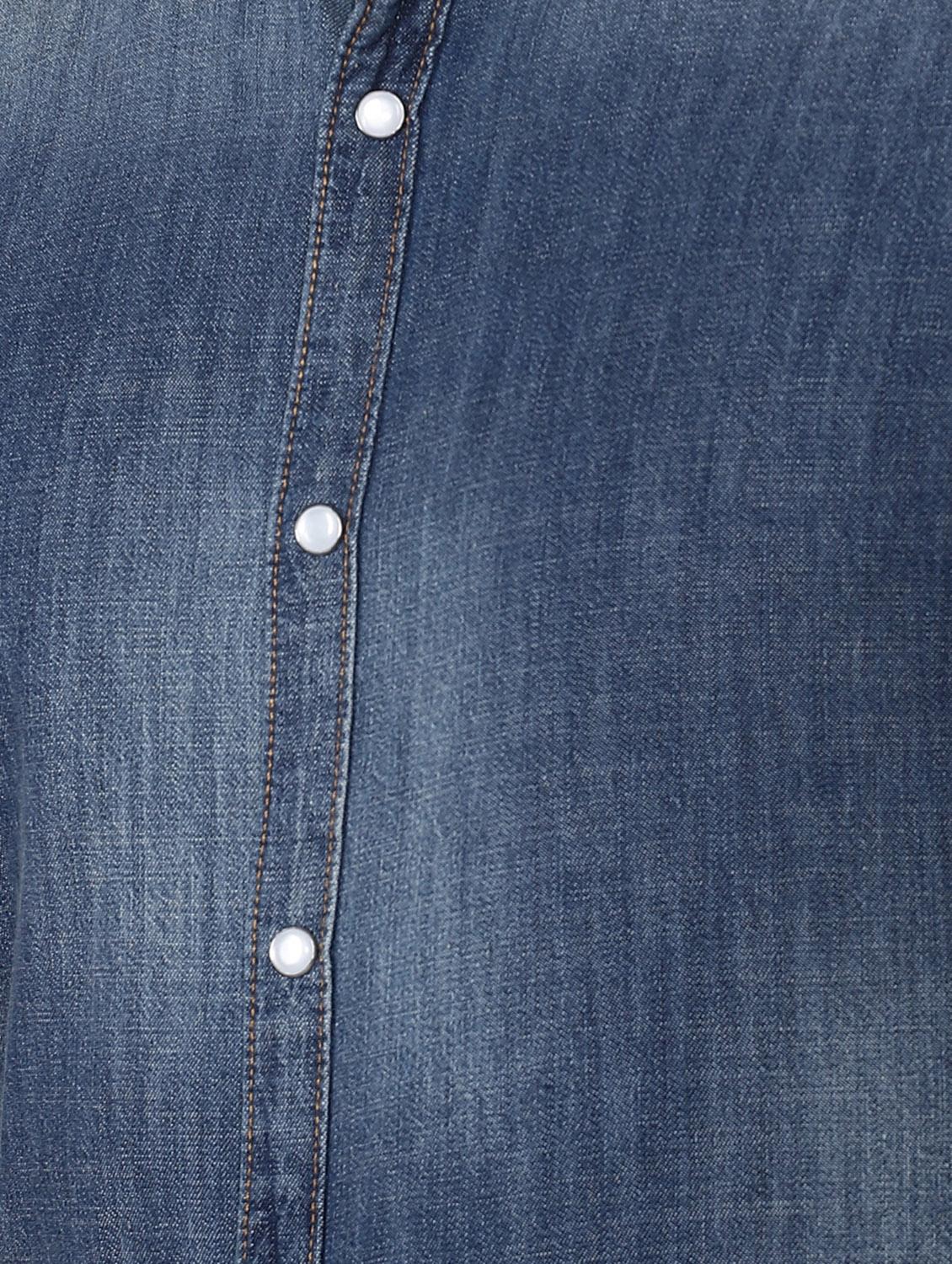 blue faded casual shirt - 16672687 - Zoom Image - 4