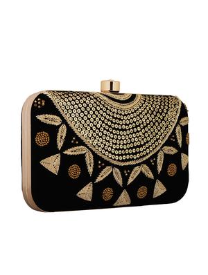 black velvet box clutch - 16672785 - Standard Image - 4