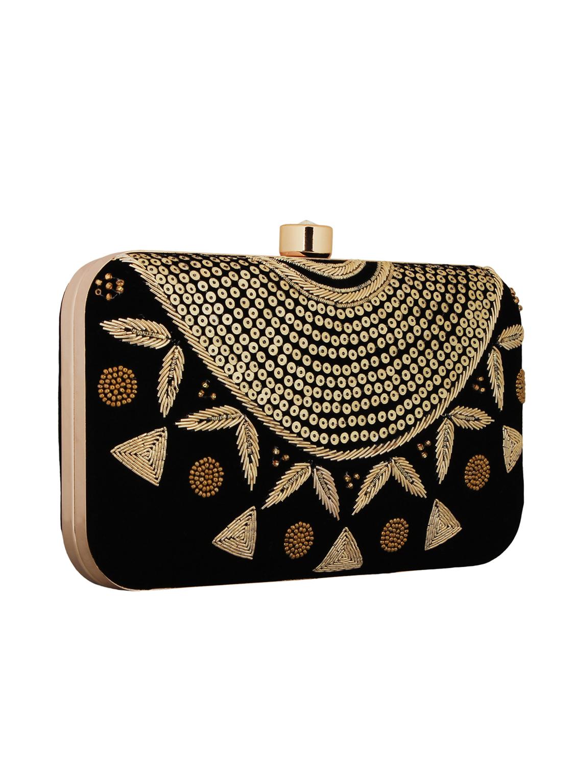 black velvet box clutch - 16672785 - Zoom Image - 4