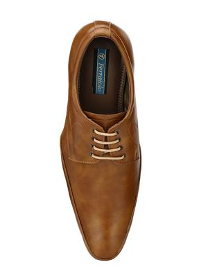 tan leather lace-up derbys - 16672897 - Standard Image - 4